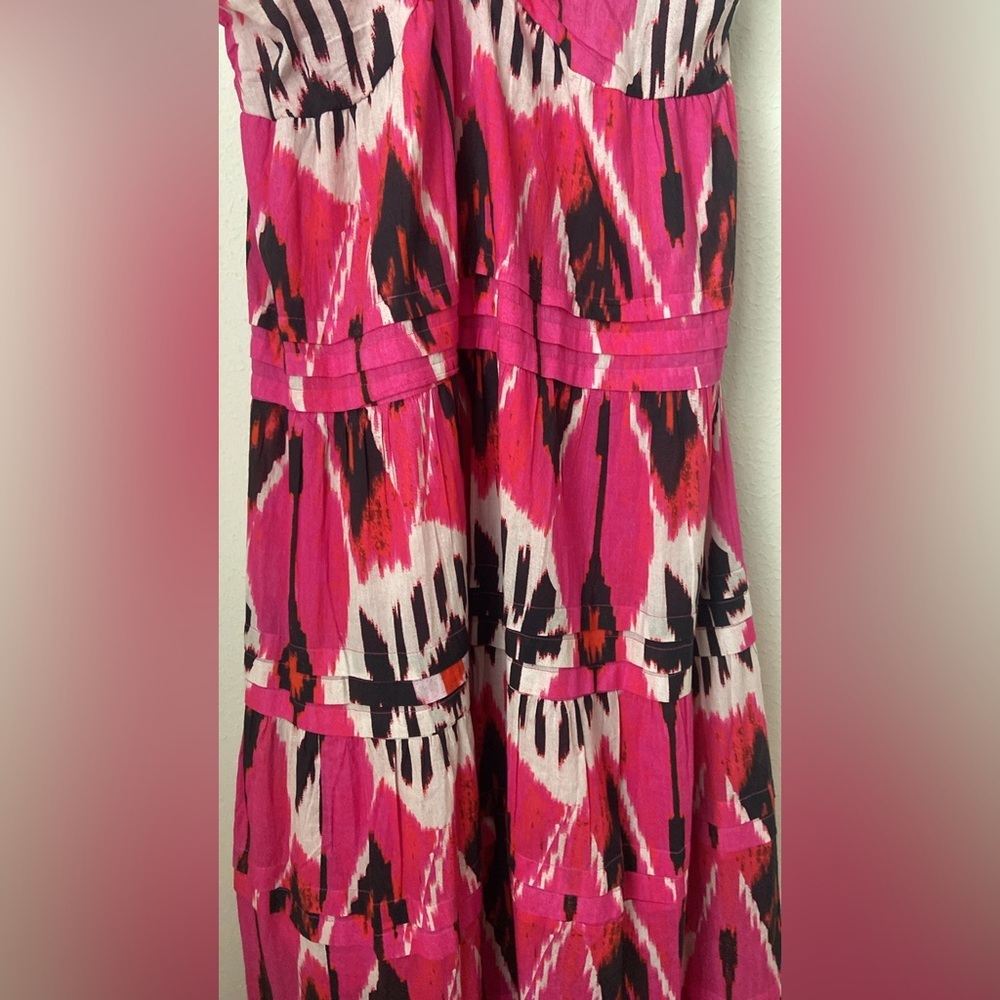 Ro’s Garden Denise Halter Maxi Dress in Bazaar Pink SZ L NWT - Picture 7 of 11
